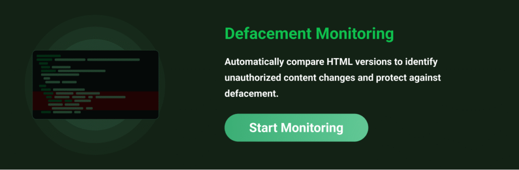 defacement monitoring